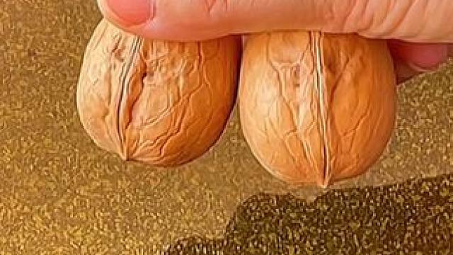 把核桃丢进滚烫油锅里，出锅瞬间变美食，还是第一次见，真解馋