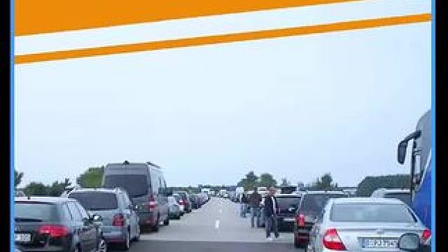 德国高速堵车原来是这样的！