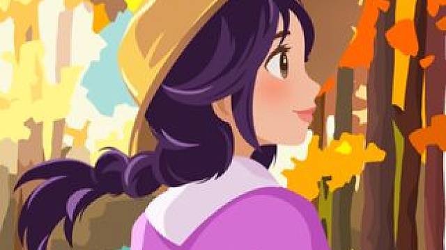 秋天，让人间变成了调色盘。 #治愈系插画 #iPad绘画 #手绘头像 #零基础学画画 #画画