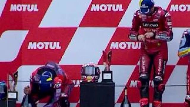开香槟庆祝#motogp #93号马奎斯