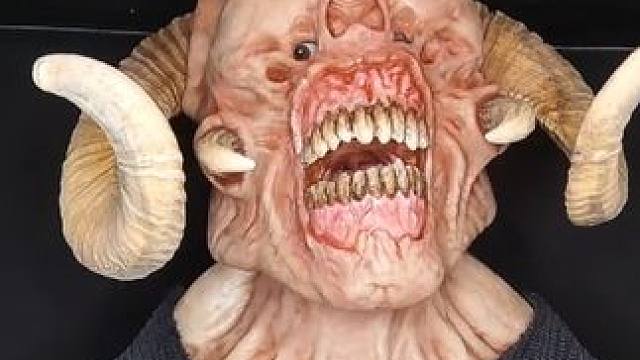 #国外视频分享 #恶魔面具 #面具