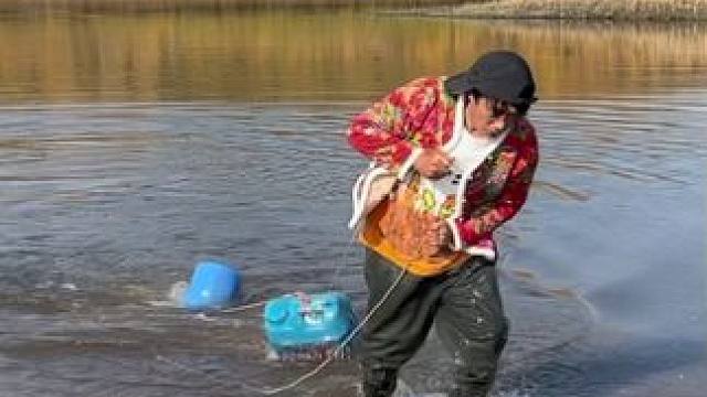 #户外捕鱼 #好多鱼