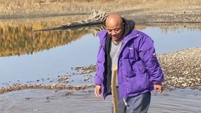 #户外捕鱼 #好多鱼 #好大一条鱼