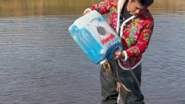 #户外捕鱼 #好多鱼