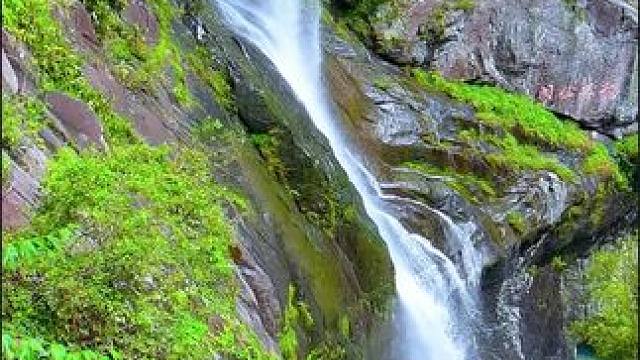 龙瀑仙洞，是楠溪江重要景点，坐船进入水帘洞，洞内观看百米飞瀑，景色十分优美。