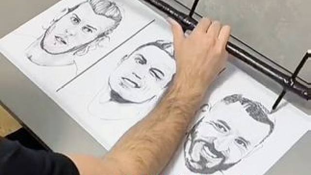 手绘皇马新老三叉戟 #皇马 #手绘 #dou来足球季