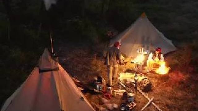 露营的美妙夜晚 #露营报告 #住进风景里