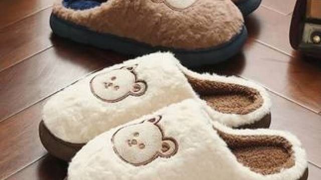 棉拖鞋女2024新款秋冬季毛毛拖鞋家居室内防滑厚底情侣卡通棉拖男
 #棉拖鞋 #棉拖 #棉拖鞋女 #