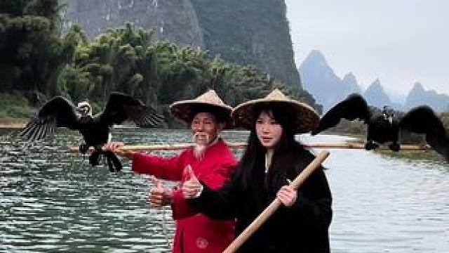 #就想在桂林看山山水水 #山青水秀好风光游山逛水看风景 #旅行推荐官 #游山玩水释放心情