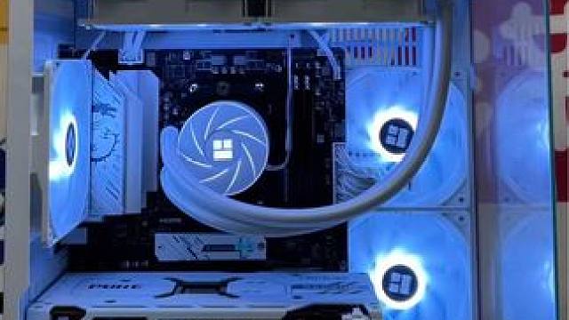 AMD 7500F➕6750GRE纯白游戏性价比海景房 #diy电脑 上海组装电脑，买电脑，实体店D