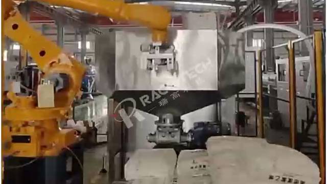 机器人翻板式拆垛拆包