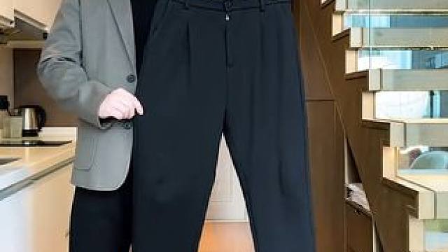 #微胖穿搭 #显瘦裤子 #休闲西裤 #百搭裤子