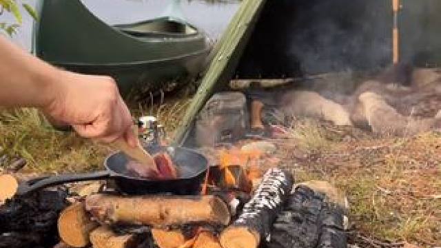 露营吃肉 #露营报告