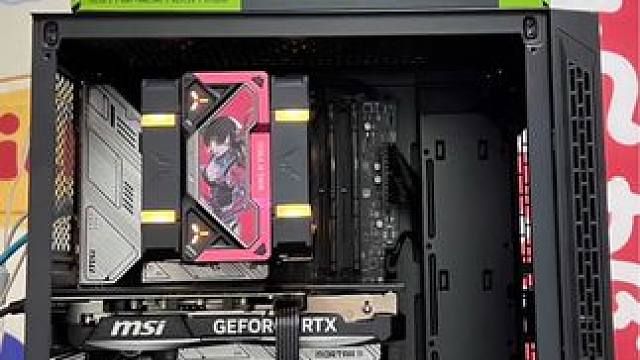 I7 13700KF➕4070S黑色风冷游戏主机 #diy电脑 上海买电脑，DIY电脑，实体店组装电