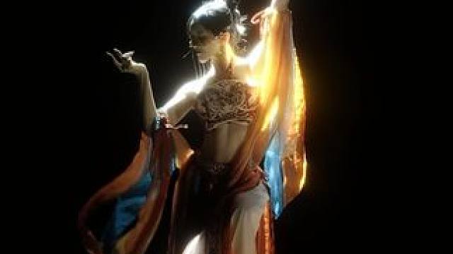 公主殿下，何不随我一同回西域？#西域舞姬 #敦煌舞 #异域少女 翻跳自：卷卷老师