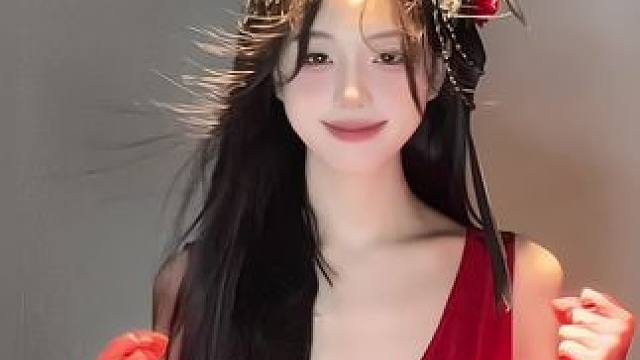 #呲甜 #甜妹 #红裙子