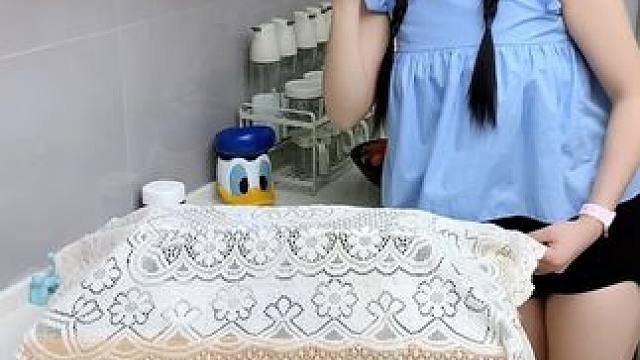 终于找到这款高颜值的奶油风锅盖架，免打孔挂墙上不占空间，大小锅盖都可以放#厨房好物  #锅盖架  #