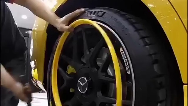 原来轮毂的护圈是这么装的吗