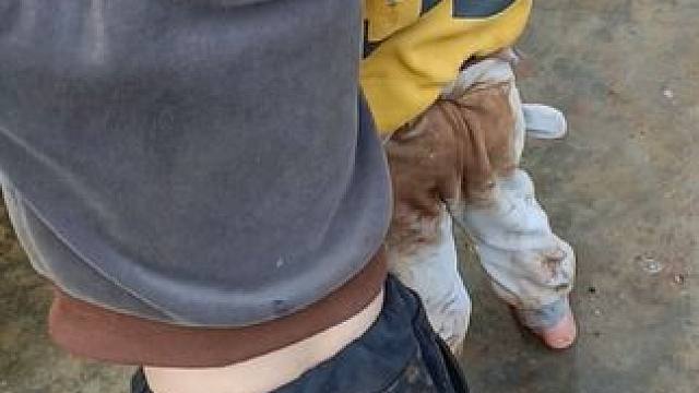 刚换的衣服，一会儿就玩脏了。#记录真实生活