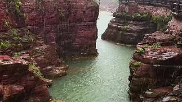 #太行山风景 雨中南太行