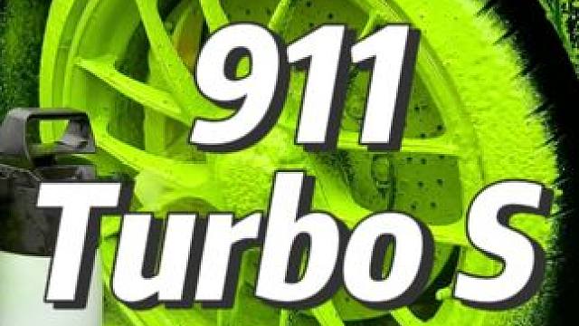 沉浸式洗车打泡沫：911 Turbo S #洗车日常 #撸车日常 #解压