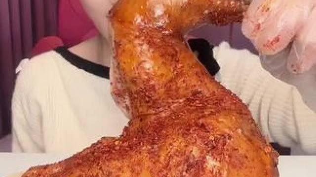 #大口吃肉 #烤鸡