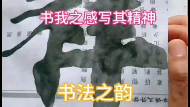 中华汉字博大精深 书我之感写其精神 书之神韵