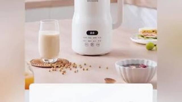 厨房小家电新宠，豆浆机让我的早餐时光更惬意。#豆浆机 #营养早餐 #厨房小家电