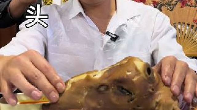 秒羊头 我在边上就在吞口水#真材实料才能做出好味道 #妈呀太香了 #舌尖上的味道 