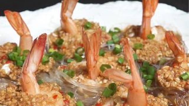 没有人可以拒绝的蒜蓉粉丝虾，好吃又好看！#蒜蓉粉丝虾