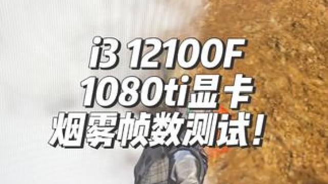 i3 12100F加1080TI显卡 极限烟雾测试这个帧数还够用吗？#超频 #内存超频 #diy电脑