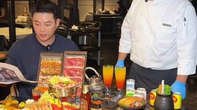 在万豪酒店198一个人就可以吃到爽了#高级餐厅料理
