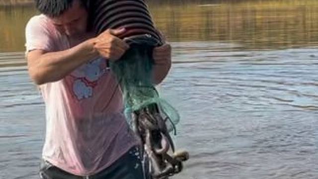 #户外捕鱼 #好多鱼