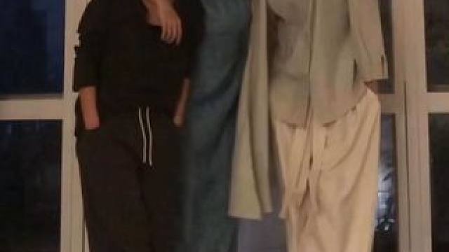 陪我拍抽象视频的两个好人