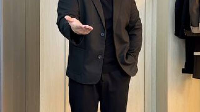 #胖男生穿搭  #轻熟穿搭  #毛呢西服  #穿出高级感