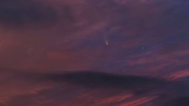 与6万年相遇的彗星！在张家界一起见证这份“天外来物”的浪漫 愿见者好运，做回想要的自己！#星空 #落