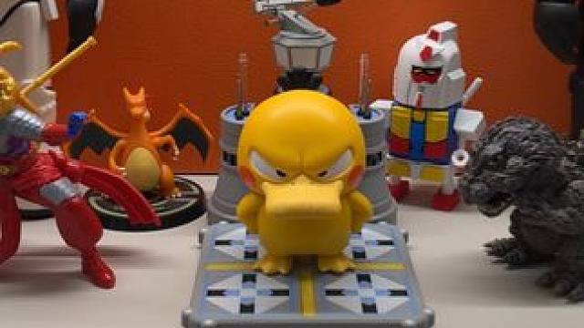 可达：请叫我沙鲁鸭王，简称卤鸭！！！ #可达鸭  #潮玩手办  #宝可梦  #七龙珠