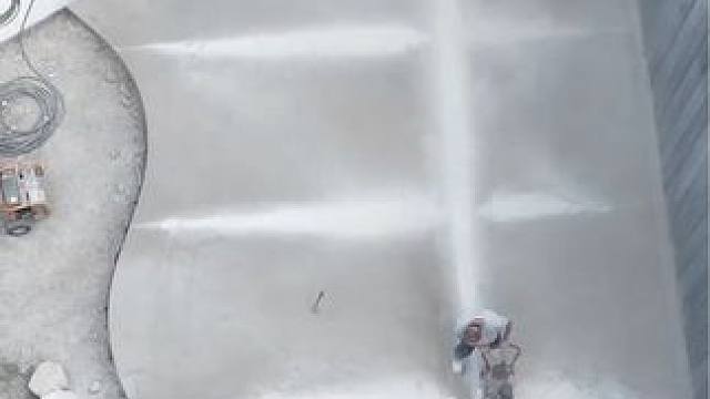 浇筑超大混凝土平台#dou上热门 #浇筑 #是时候展现真正的技术了 #建筑