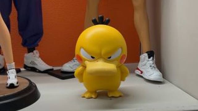 坏了坏了，这个是真的好想要~ #潮玩手办 #可达鸭 #宝可梦 #七龙珠