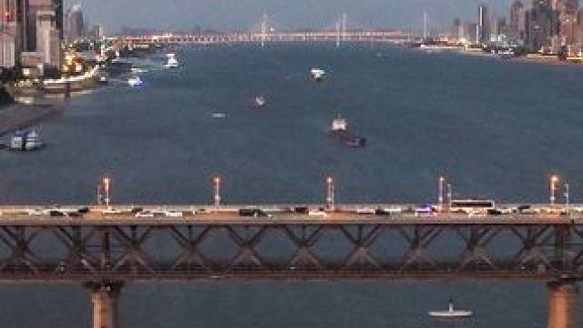 一桥飞架南北，天堑变通途 #武汉 #武汉长江大桥 #航拍