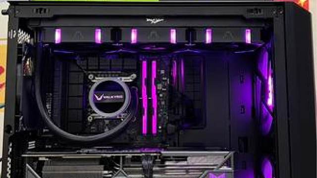 I9 14900K➕4080S预算一万多黑紫生产力主机 #diy电脑 上海买电脑，DIY电脑，实体店