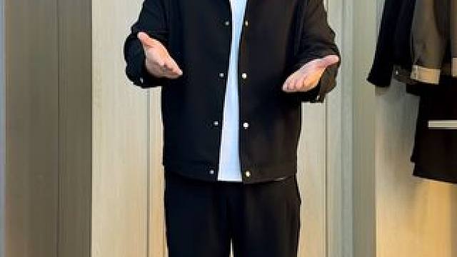 #微胖穿搭  #秋季搭配  #休闲夹克  #品质男装