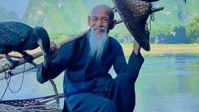 #这里是广西桂林 #漓江渔翁 #秋冬游广西正是好时节