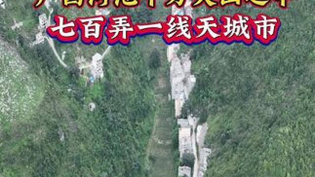 广西河池千山万弄七百弄一线天总部！#旅行推荐官 #喀斯特地貌