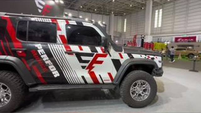 东莞AIT展会 00后爱玩车#硬派越野  #坦克300#汽车改装升级