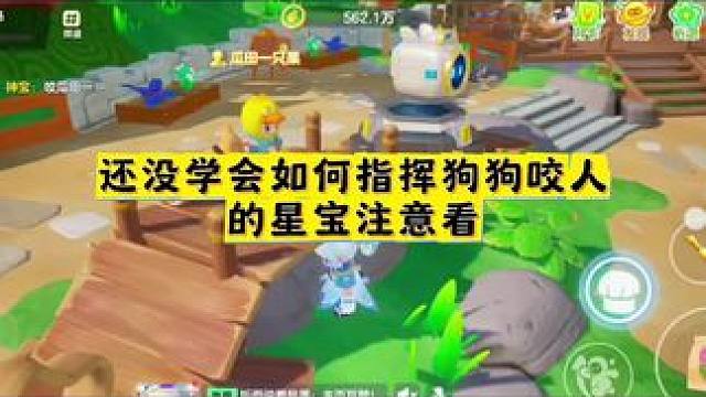 还没学会如何指挥狗狗咬人的星宝注意事项#元梦之星 #元梦之星星语星愿赛季 #元梦农场人的精神状态#星