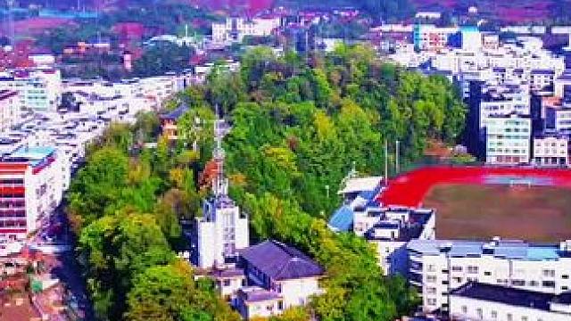 地母庙，曾经的竹溪人民公园，有多少人小时候在这里游玩过？ #记录家乡美景 #这样的小城你喜欢吗 #推