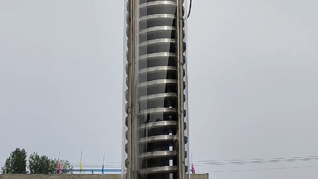 蜡粉轻松5米立式螺旋提升机 振散垂直输送机