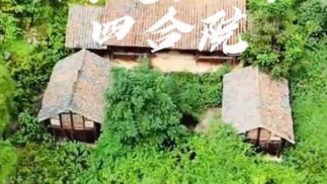 在贵州的大山里发现天坑里有一套四合院，是何人所建，为何又荒废于此#户外 #意不意外 #探索发现 #农