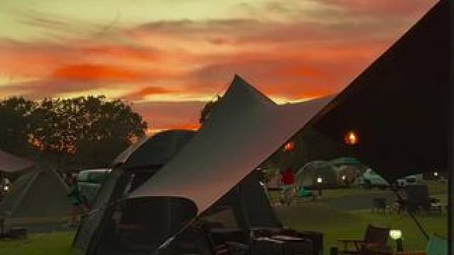 球帐加天幕的陈列布置思路参考 #露营报告